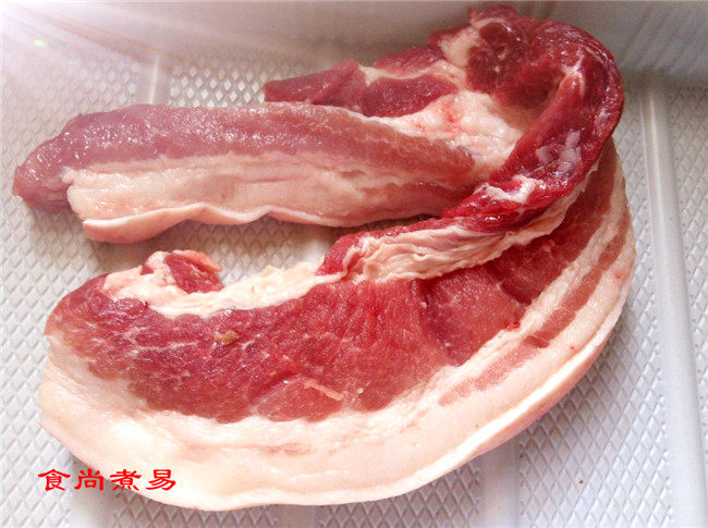 茨菇烧肉步骤2