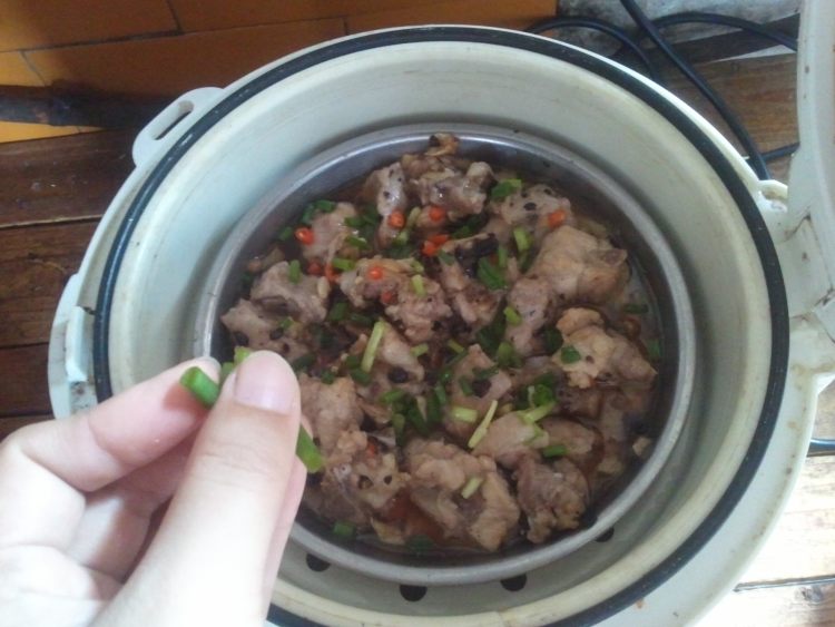 香辣豆豉蒸排骨步骤13