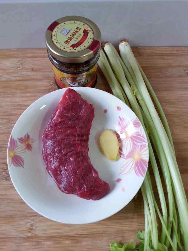 沙茶牛肉步骤1