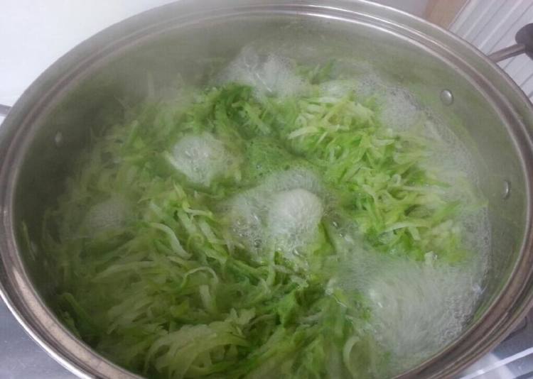 炸萝卜丝粉条素丸子步骤1