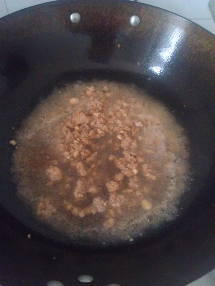 肉末白灼菜心步骤8