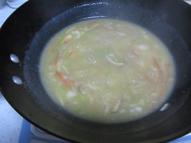 鲍菇龙利鱼时蔬羹步骤15