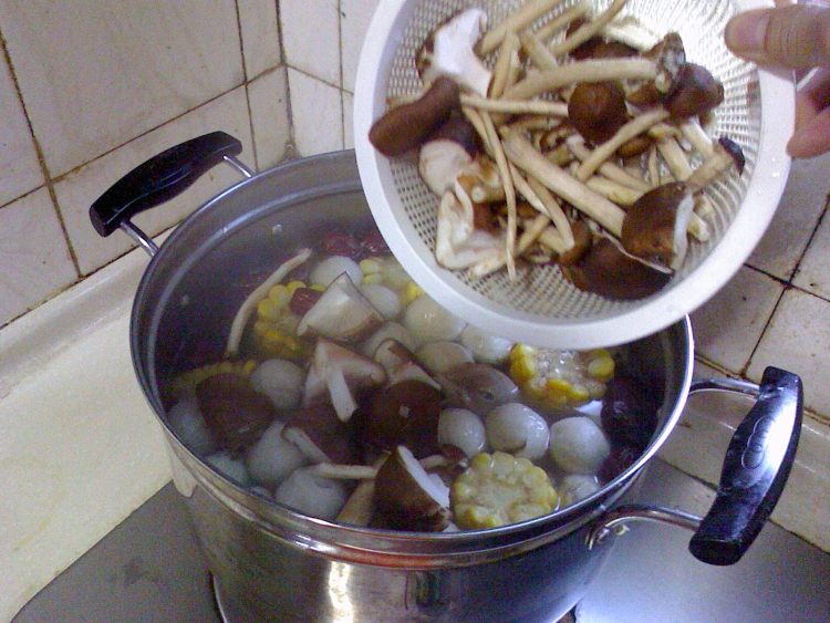 杂菇鸡汤步骤10