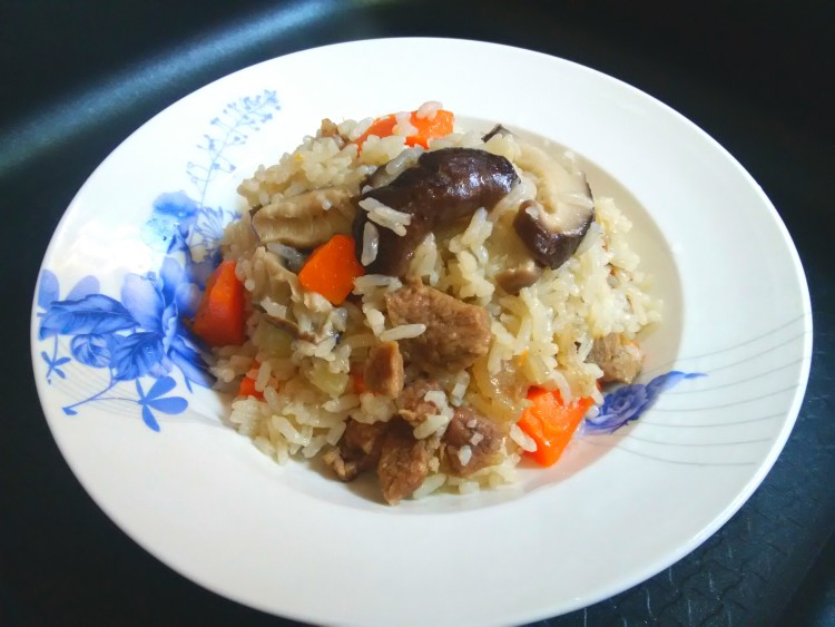 时蔬香菇肉末饭步骤12
