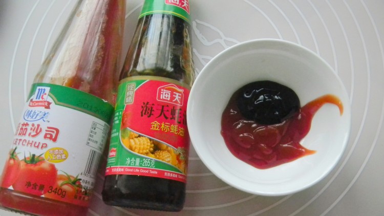 茄汁藕夹步骤2
