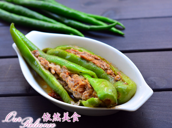 椒盐尖椒酿肉步骤10