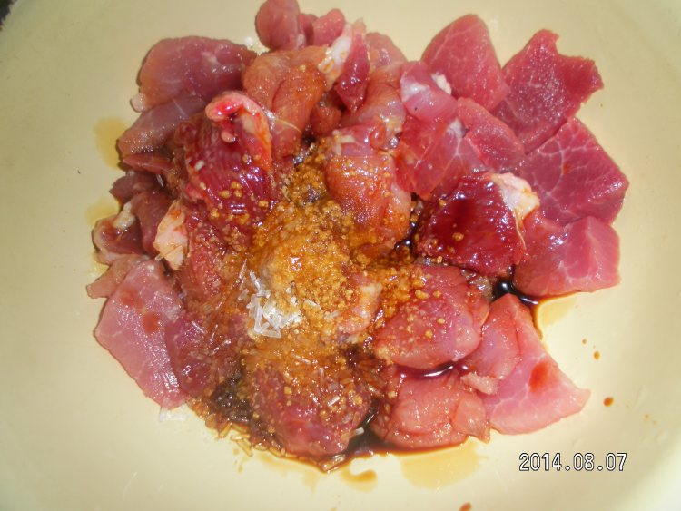 炸肉片步骤2