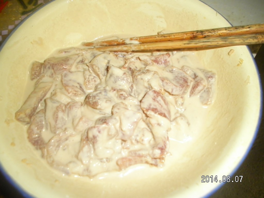 炸肉片步骤4