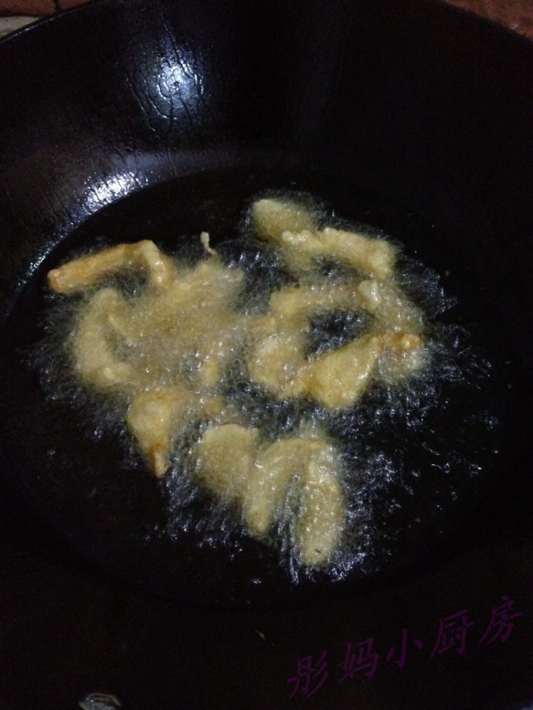黑椒香酥里脊肉条步骤11
