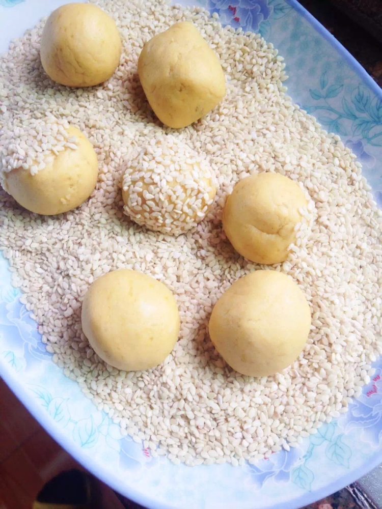 芝香红薯小麻团步骤6
