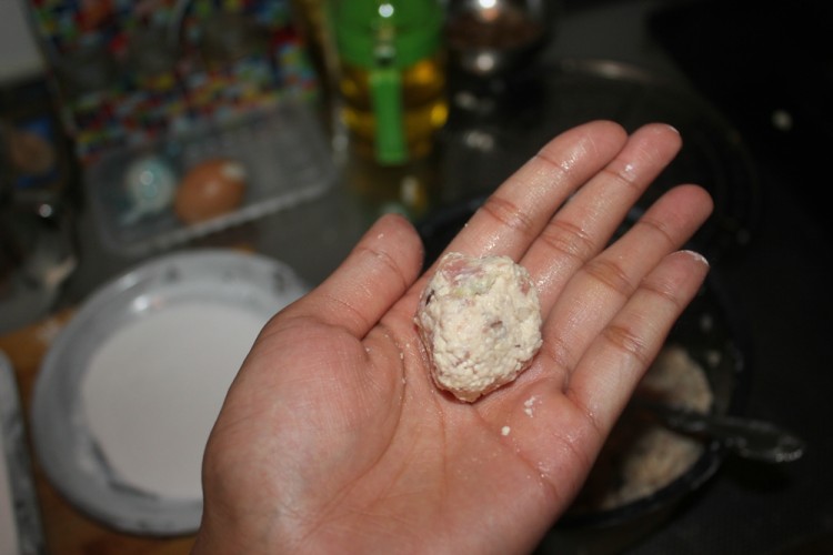香菇豆腐丸子步骤6