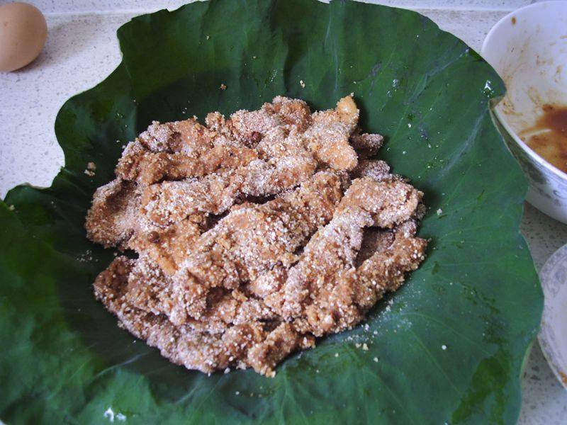 荷叶粉蒸肉步骤10