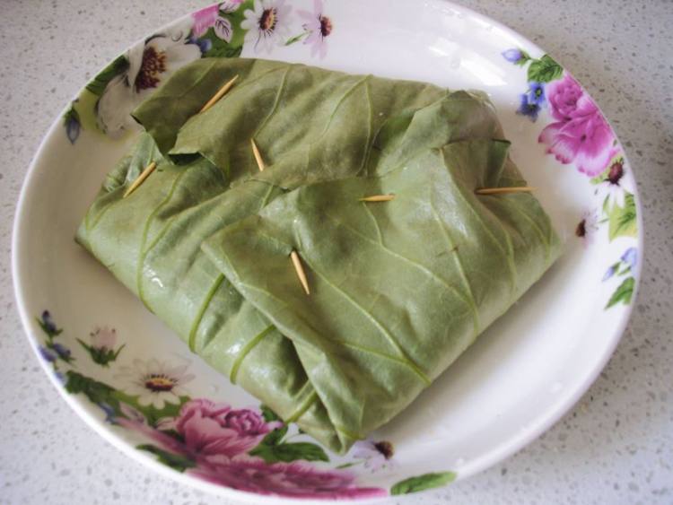 荷叶粉蒸肉步骤11