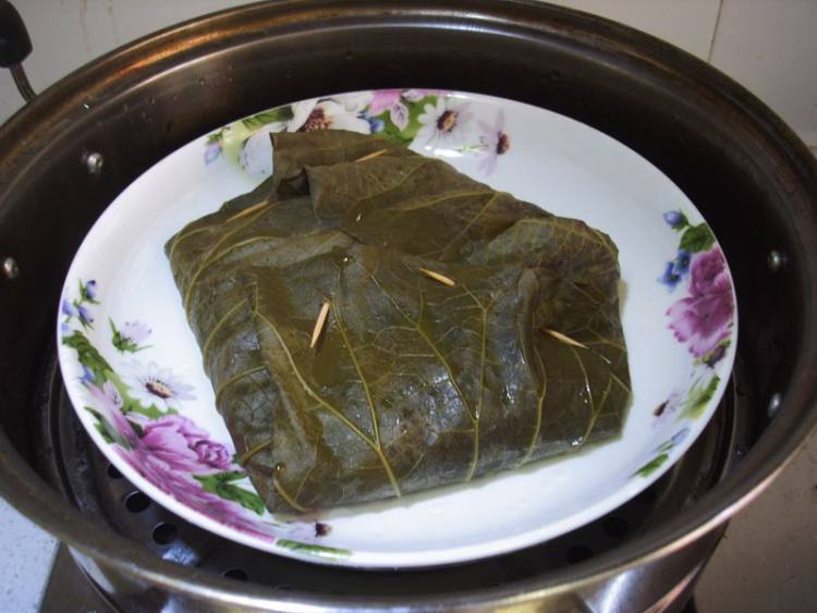 荷叶粉蒸肉步骤14