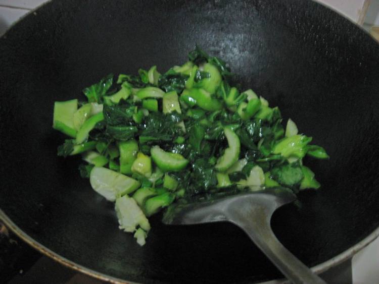 炒青菜步骤4
