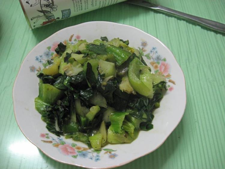 炒青菜步骤7