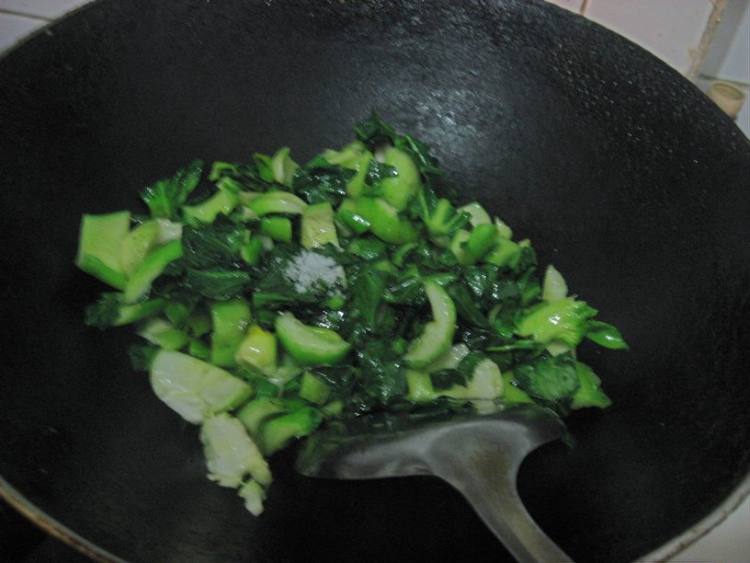 炒青菜步骤5