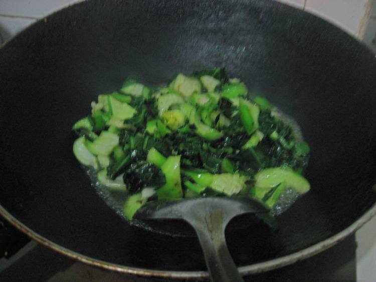 炒青菜步骤6