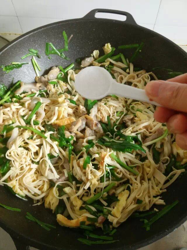 蛤肉豆腐皮小炒步骤18