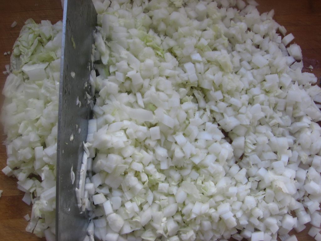 白菜烫面蒸饺步骤6