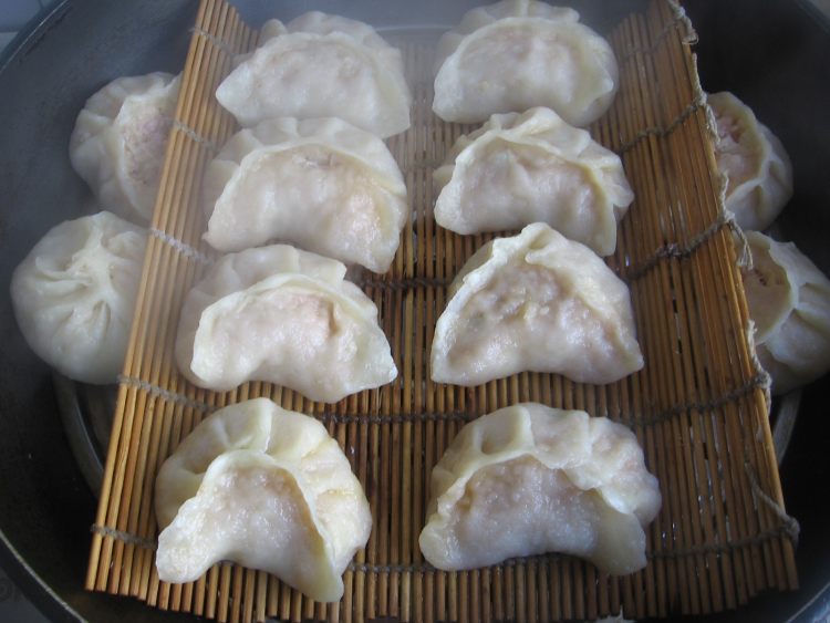 白菜烫面蒸饺步骤14
