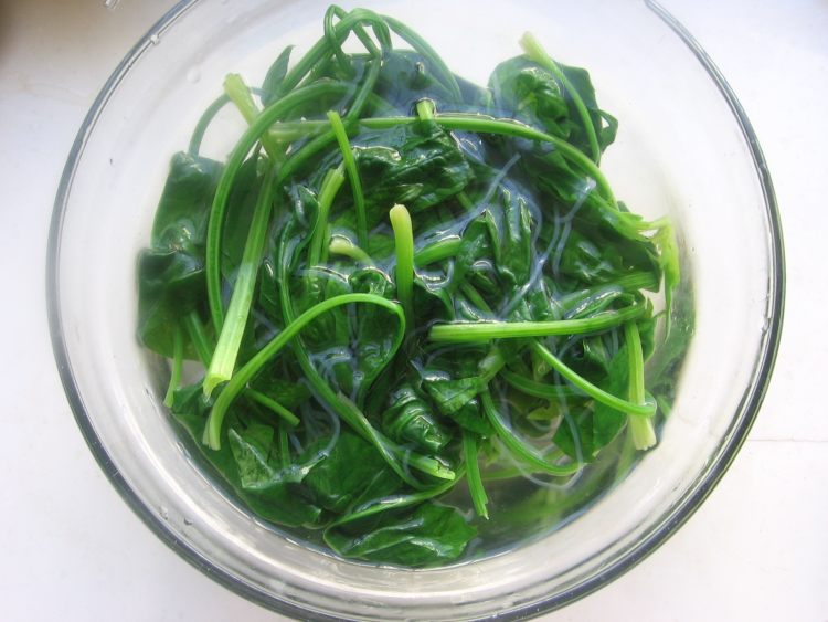 菠菜粉丝拌毛蛤蜊步骤6