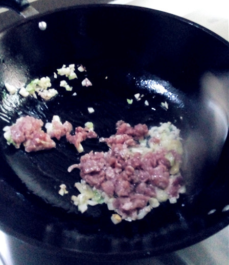 肉末海参捞饭步骤4