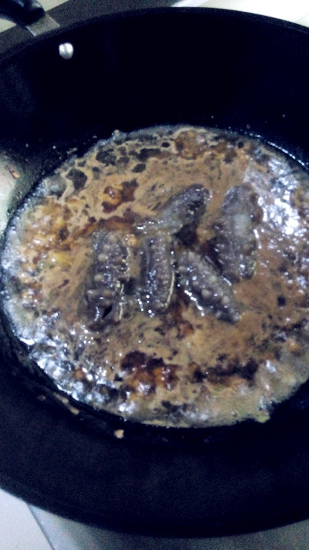 肉末海参捞饭步骤6