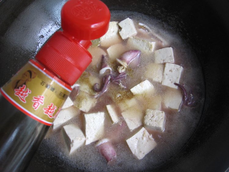 笔管鱼炖豆腐步骤12