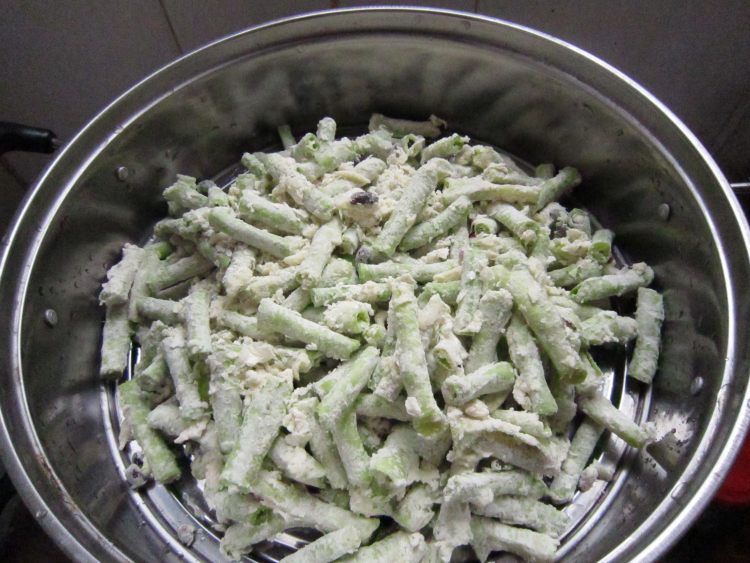 蒸豆角步骤3