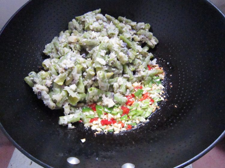蒸豆角步骤8