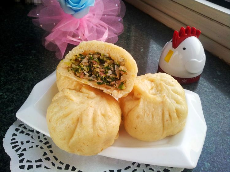 荠菜包子步骤9