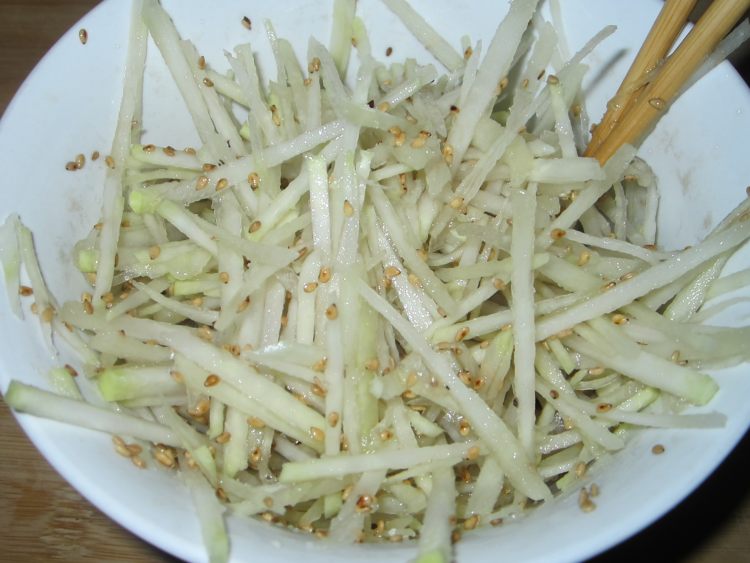 糖醋丕蓝丝步骤6