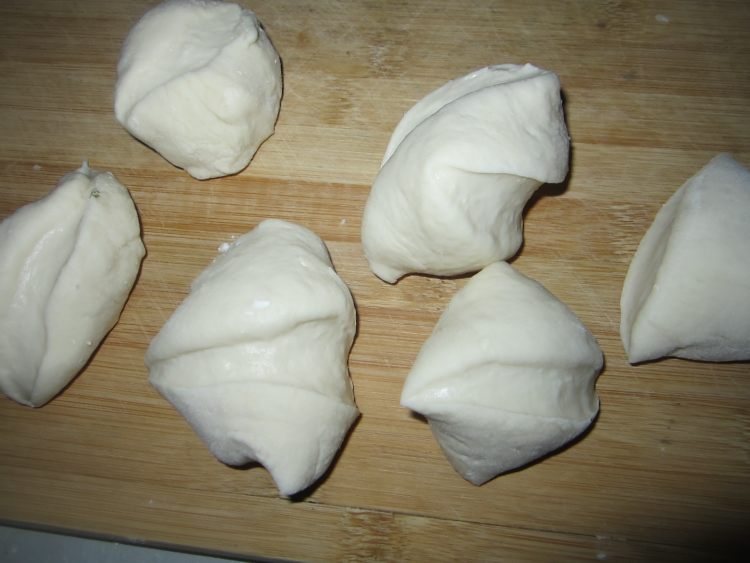 荠菜粉条肉馅饼步骤7