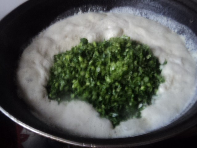 苔菜小豆腐步骤6