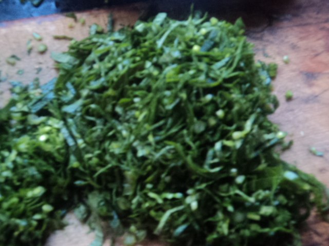 苔菜小豆腐步骤5