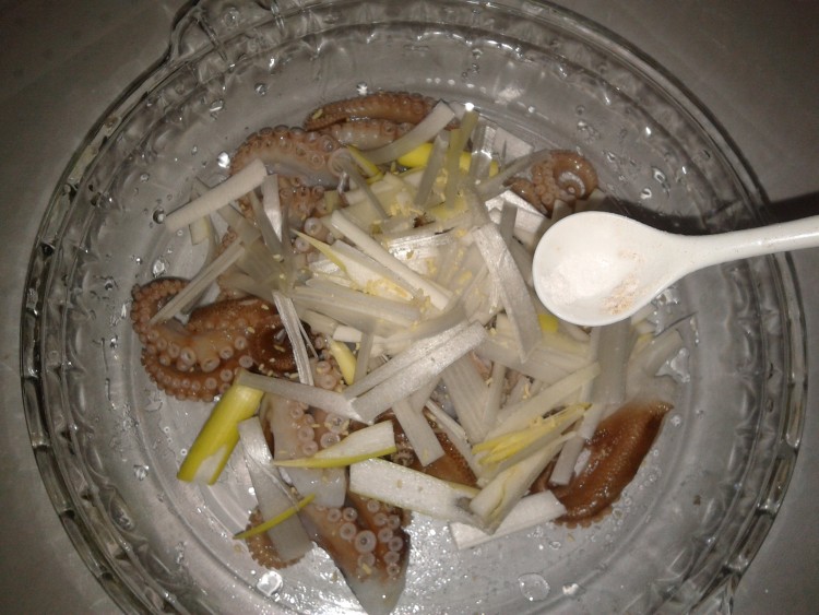 葱拌八带步骤8