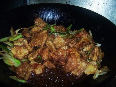 葱爆小酥肉步骤9
