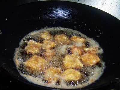 葱爆小酥肉步骤5