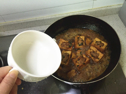 豆腐酿肉步骤12
