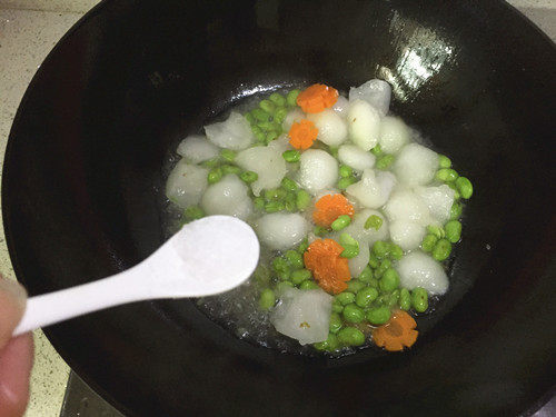 冬瓜毛豆子步骤5
