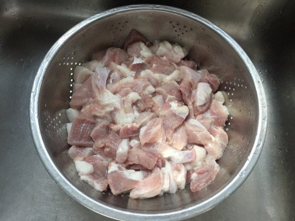 油豆腐塞肉步骤2