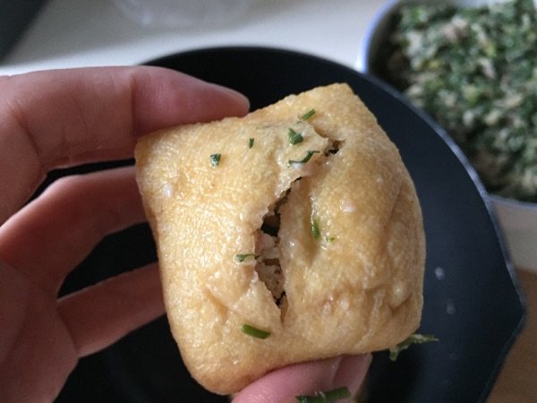 油豆腐塞肉步骤9
