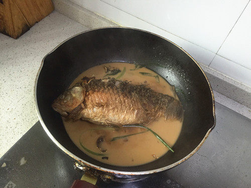 鲫鱼塞肉步骤9