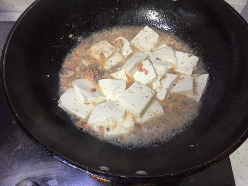 虾籽豆腐步骤6