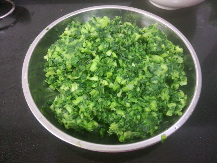 青菜鸡蛋蒸素馄饨步骤3