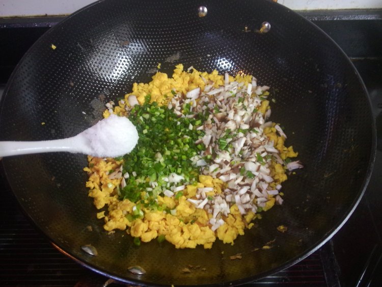 青菜鸡蛋蒸素馄饨步骤7