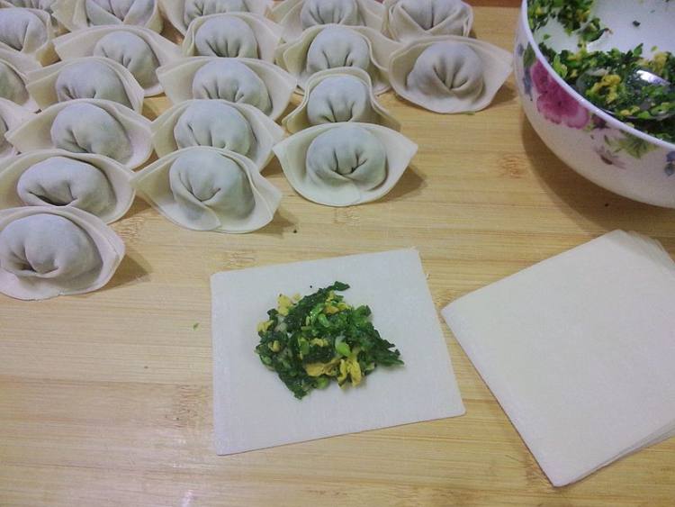 青菜鸡蛋蒸素馄饨步骤11
