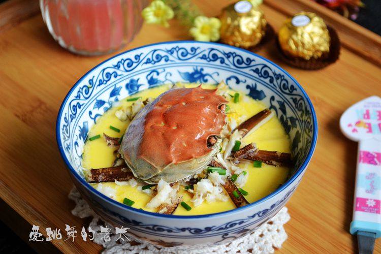 蟹肉蒸蛋步骤11