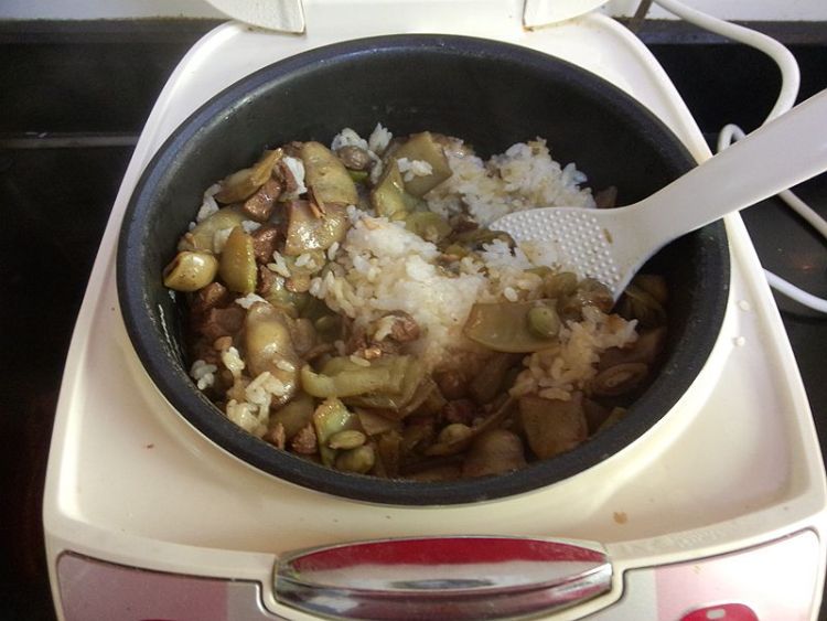 牛肉丁扁豆饭步骤11